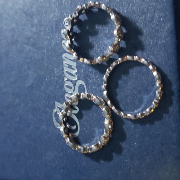 3 Stella and Dot stackable rings - Picture 2 of 4